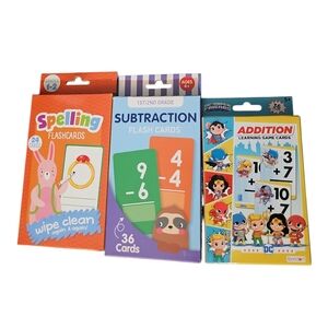 Educational Flash Cards Set for Kids